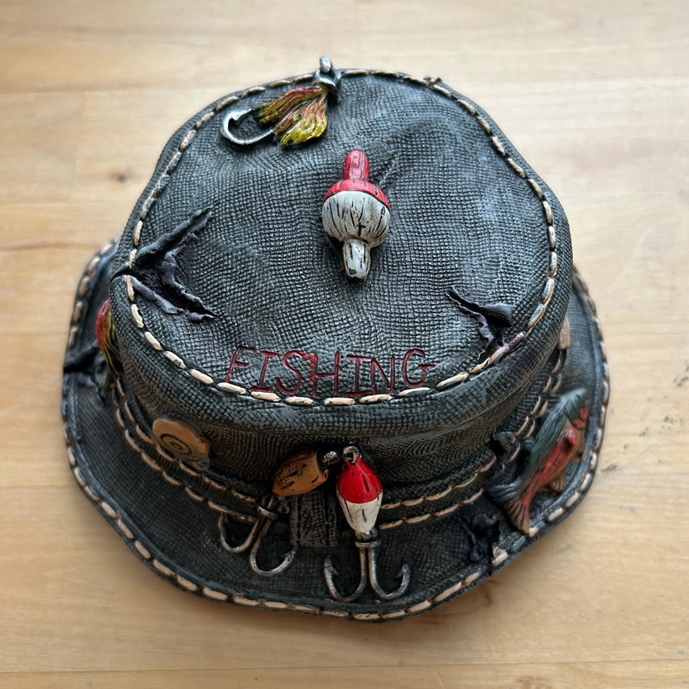 Fishing Hat Jewelry Box